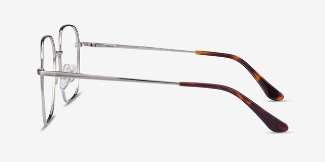 Roman Argenté MétalMontures de lunettes de vue d'EyeBuyDirect, Vue de Côté