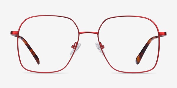 Roman Red Metal Eyeglass Frames