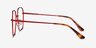 Roman Red MetalEyeglass Frames from EyeBuyDirect, Side View