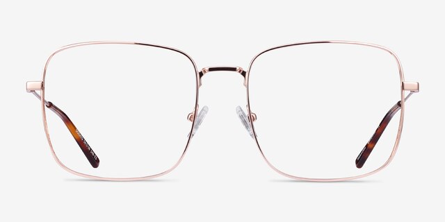 Dorato Rose Gold MetalEyeglass Frames from EyeBuyDirect, Front View