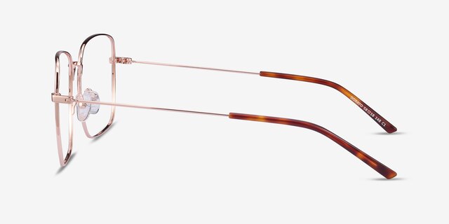 Dorato Rose Gold MetalEyeglass Frames from EyeBuyDirect, Side View