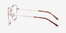 Dorato Rose Gold MetalEyeglass Frames from EyeBuyDirect, Side View