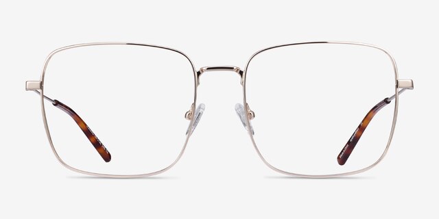 Dorato Gold MetalEyeglass Frames from EyeBuyDirect, Front View