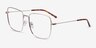 Dorato Gold MetalEyeglass Frames from EyeBuyDirect, Angle View