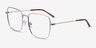 Dorato Argenté MétalMontures de lunettes de vue d'EyeBuyDirect, Vue d'Angle
