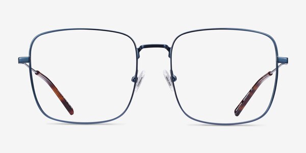 Dorato Bleu marine  Métal Montures de lunettes de vue
