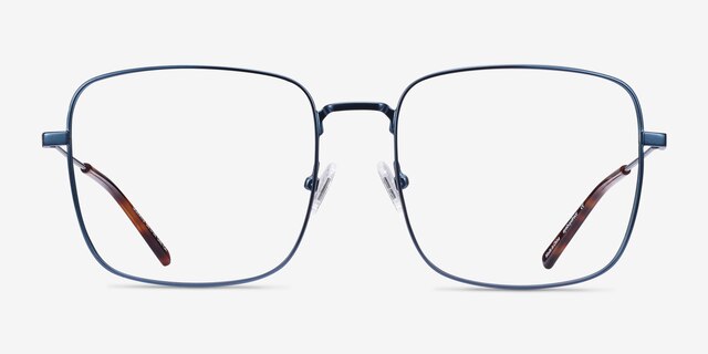 Dorato Navy MetalEyeglass Frames from EyeBuyDirect, Front View