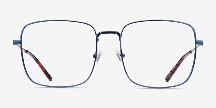 Dorato Bleu marine  Métal Montures de lunettes de vue d'EyeBuyDirect