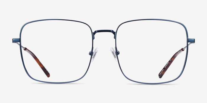 Dorato Navy Metal Eyeglass Frames from EyeBuyDirect