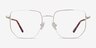 Rhys Gold MetalEyeglass Frames from EyeBuyDirect, Front View