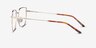 Rhys Gold MetalEyeglass Frames from EyeBuyDirect, Side View