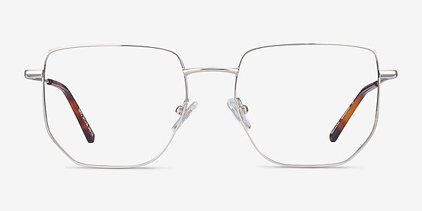 Rhys Silver Metal Eyeglass Frames