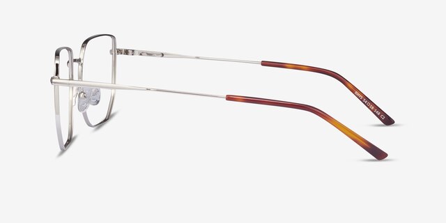 Rhys Argenté MétalMontures de lunettes de vue d'EyeBuyDirect, Vue de Côté