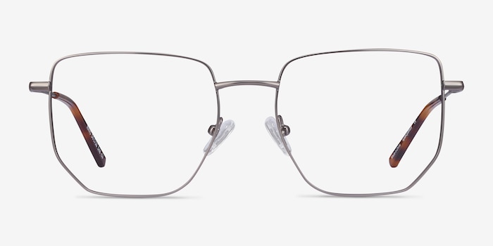 Rhys Gunmetal Metal Eyeglass Frames from EyeBuyDirect