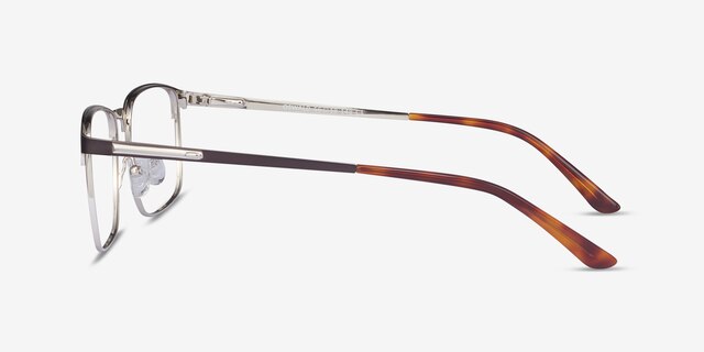 Oswald Matte Black MetalEyeglass Frames from EyeBuyDirect, Side View