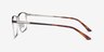 Oswald Matte Black MetalEyeglass Frames from EyeBuyDirect, Side View