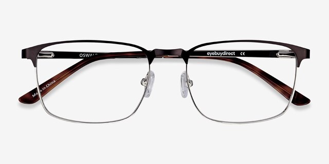 Oswald Matte Black MetalEyeglass Frames from EyeBuyDirect, Closed View