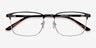 Oswald Matte Black MetalEyeglass Frames from EyeBuyDirect, Closed View