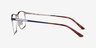 Oswald Navy MetalEyeglass Frames from EyeBuyDirect, Side View