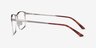 Oswald Gunmetal MetalEyeglass Frames from EyeBuyDirect, Side View