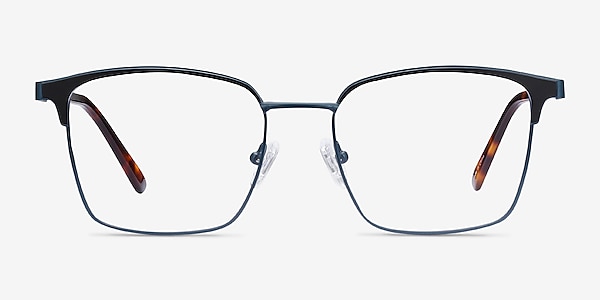 Demy Navy & Black Metal Eyeglass Frames