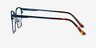 Demy Navy & Black MetalEyeglass Frames from EyeBuyDirect, Side View