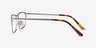 Harrison Silver MetalEyeglass Frames from EyeBuyDirect, Side View