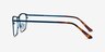 Harrison Navy MetalEyeglass Frames from EyeBuyDirect, Side View