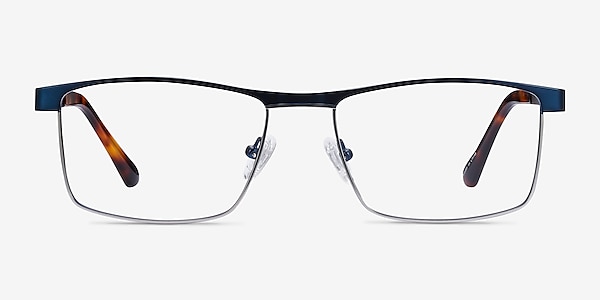 Julian Blue Metal Eyeglass Frames