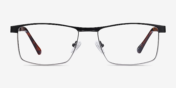Julian Black Metal Eyeglass Frames