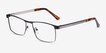 Julian Black MetalEyeglass Frames from EyeBuyDirect, Angle View