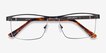 Julian Black MetalEyeglass Frames from EyeBuyDirect, Closed View