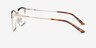 Nathaniel Gold MetalEyeglass Frames from EyeBuyDirect, Side View