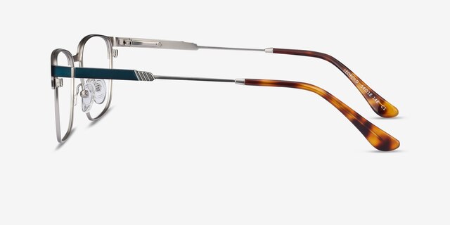 Leopold Navy MetalEyeglass Frames from EyeBuyDirect, Side View
