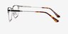 Leopold Black MetalEyeglass Frames from EyeBuyDirect, Side View