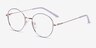 Arbus Purple & Gold MetalEyeglass Frames from EyeBuyDirect, Angle View