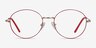 Arbus Red & Gold MétalMontures de lunettes de vue d'EyeBuyDirect, Vue de Face