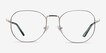 Ethan Avocado & Gold MetalEyeglass Frames from EyeBuyDirect, Front View