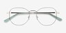 Ethan Avocado & Gold MetalEyeglass Frames from EyeBuyDirect, Closed View