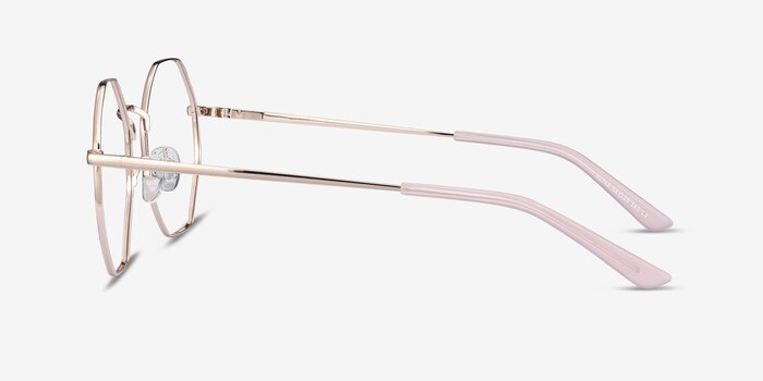 Altar Pink & Gold Metal Eyeglass Frames from EyeBuyDirect