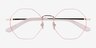 Altar Pink & Gold MetalEyeglass Frames from EyeBuyDirect, Closed View