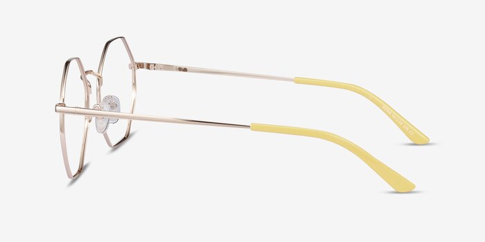 Altar Yellow & Gold Metal Eyeglass Frames from EyeBuyDirect