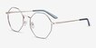 Altar Navy & Gold MetalEyeglass Frames from EyeBuyDirect, Angle View