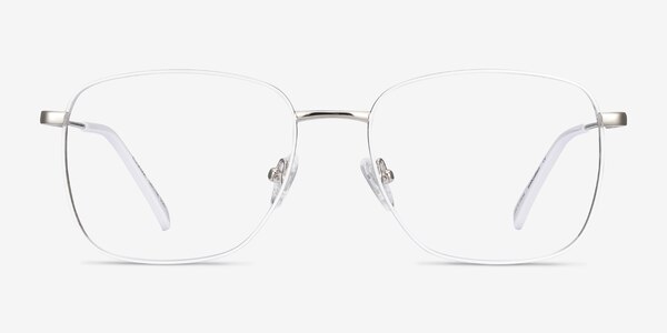 Kusama White & Silver Métal Montures de lunettes de vue
