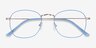 Keith Blue & Gold MetalEyeglass Frames from EyeBuyDirect, Closed View