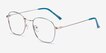 Keith Green & Gold MetalEyeglass Frames from EyeBuyDirect, Angle View