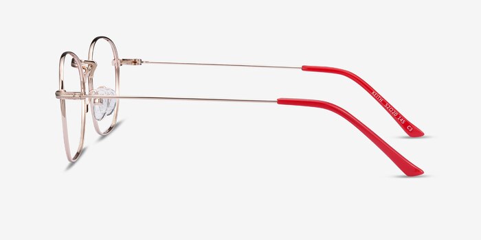 Keith Red & Gold Métal Montures de lunettes de vue d'EyeBuyDirect