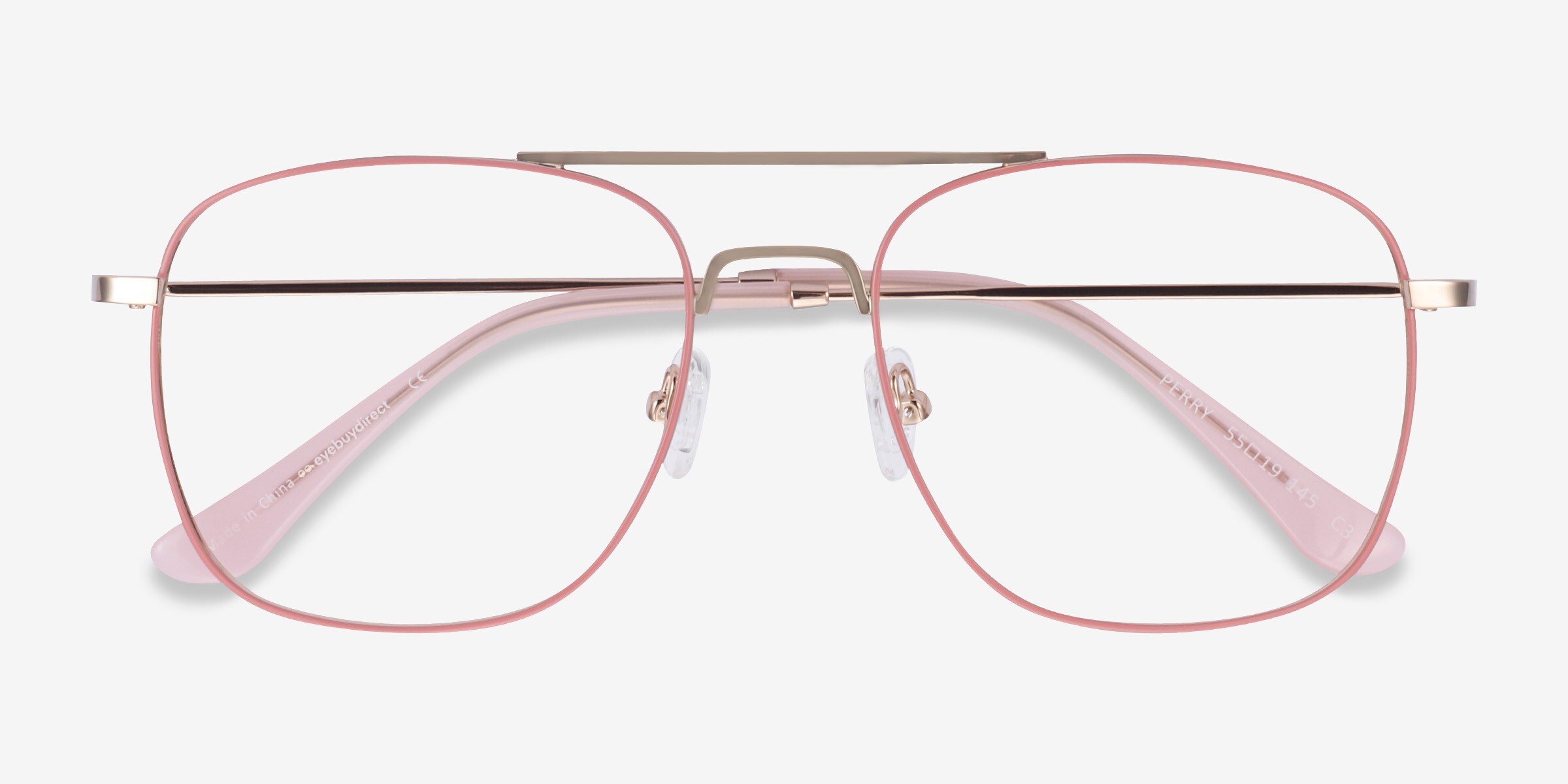Alex Perry Aviator Rose-Gold Sunglasses Rose Gold Mirrored Aviator Sunglasses – Details Boutique main image 3