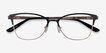 Marlena Black Gold MetalEyeglass Frames from EyeBuyDirect, Closed View