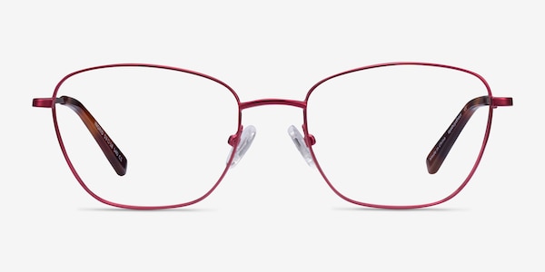 Ingrid Raspberry Metal Eyeglass Frames